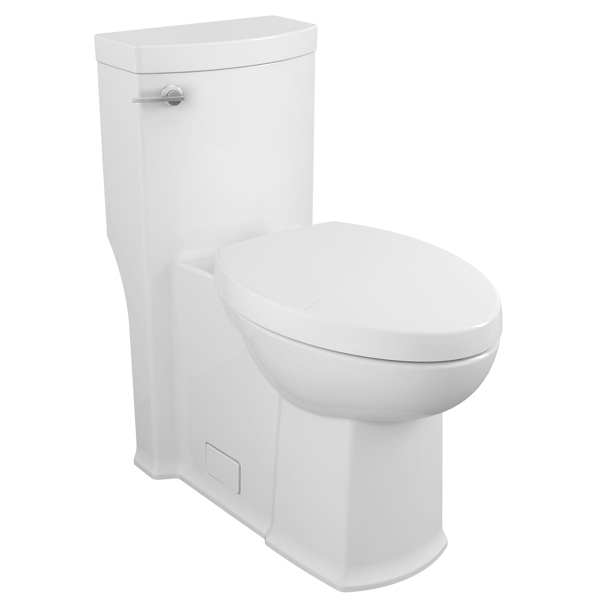 Boulevard One Piece 128 gpf 48 Lpf Chair Height Elongated Toilet With Seat WHITE